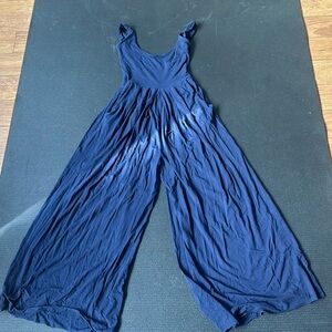 Nadia tarr low back navy  one piece full length jumper